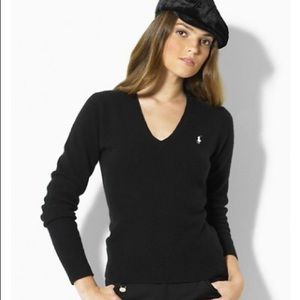 Black l/s Polo Ralph Lauren shirt.